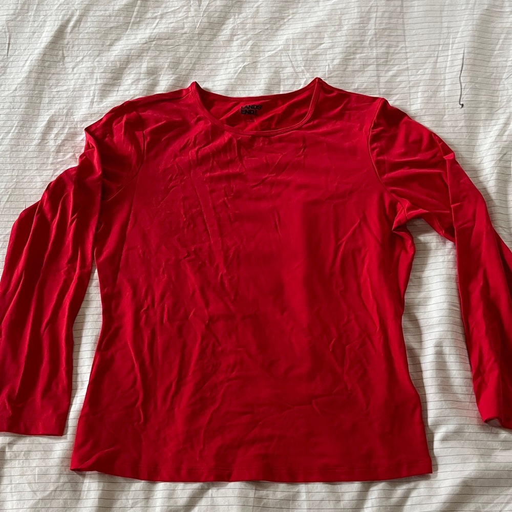 Lands end swim UPF shirt S